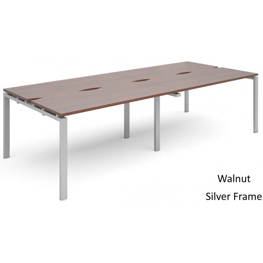 Adapt 1200mm Deep Sliding Top Double Back to Back Bench Desk